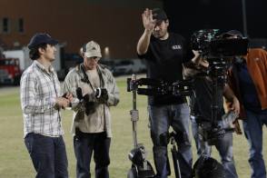 James Franco football 3D - Behind the Scenes photos