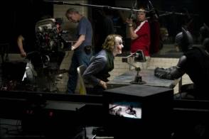 Heath Ledger as the Joker - Behind the Scenes photos