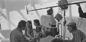 Han and Leia on the set of The Empire Strikes Back - Behind the Scenes photos
