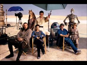 On the Set of The Phantom Menace (1999) - Behind the Scenes photos