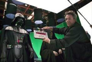 Rick Mccullum with a Clapper Board - Behind the Scenes photos