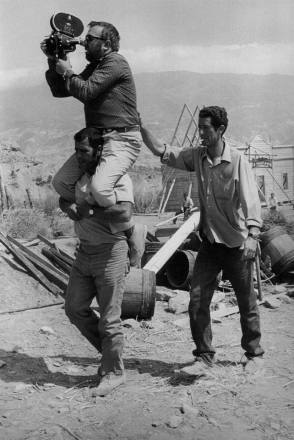 Filming Once Upon a Time in the West (1968) - Behind the Scenes photos