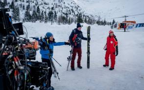 From the Film Downhill - Behind the Scenes photos