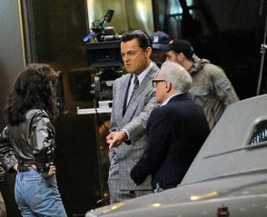 Marty, Leo, and Cristin – The Wolf of Wall Street - Behind the Scenes photos