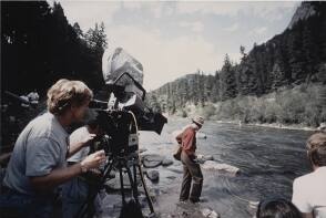 Filming In A River - Behind the Scenes photos